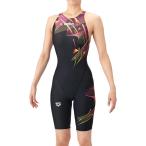 【20%OFF】アリーナ 競泳水着 AS6SRC83L BKPK サイズ女O レーシングワンピーススパッツ（オープンバック・ハーフレッグ） WA承認 2026年モデル