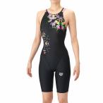 【20%OFF】アリーナ 競泳水着 AS6SRC82L BKGR サイズ女L ハーフスパッツ(オープンバック・ハーフレッグ) WA承認 2026年モデル