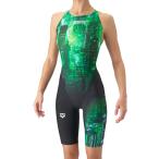 アリーナ 競泳水着 AS6FRC70L BKGR サイズ女L レーシングワンピーススパッツ WA承認 2026年モデル