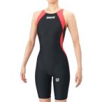 【20%OFF】アリーナ 競泳水着 AS6SRC51L BKRD サイズ女3XO レーシングワンピーススパッツ オープンバック ハーフレッグ WA承認 2026年モデル