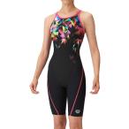 [35%OFF] Arena тренировка купальный костюм AS4FWM17W BKPK размер женщина L тренировка One-piece леггинсы ( открытый задний * половина нога ) жесткий костюм 