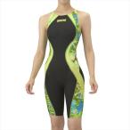 [25%OFF] Arena .. купальный костюм AS5FRC24L BKYL размер женщина O рейсинг One-piece леггинсы ( открытый задний / половина нога ) WA одобрение 2025 год модели 