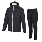 【特別価格・40％OFF】アリーナ ウィンドジャケット+ウインドロングパンツ AMUTJF30+AMUTJG31 BLK サイズ男性用XO