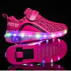 [ красные буквы распродажа наличие один .] светится ролик обувь LED обувь Kids flash ролик светится обувь ребенок ролик обувь LED спортивные туфли 