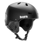 ショッピング半額以下 bern(バーン) BE-SM22BMBLK MACON DELUXE スノーヘルメット JAPANFIT スキー スノーボード メンズ