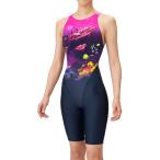 メール便OK 2025SS ARENA(アリーナ) AS5SRC67L レディース 競泳水着 レーシングワンピーススパッツ オープンバック FINA WA承認