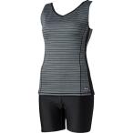 ELLESSE(エレッセ) ES57180 レディース フィットネス水着 美セパ ボーダーセパレーツ