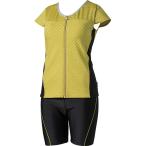 ELLESSE(エレッセ) ES57181 レディース フィットネス水着 美セパ ボーダーフレンチ セパレーツ