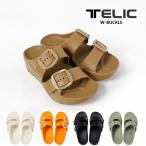 テリック サンダル TELIC W-BUCKLE SANDAL Black Camel Ivory Mango Pistachio Green ダブルバックル リカバリー サンダル 日本正規品