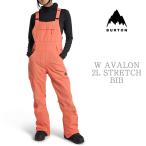 スノーボード ウェア ビブパンツ バートン BURTON Women's AVALON STRETCH BIB PANTS Peach Echo レディース 24-25 日本正規品