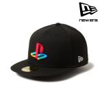 日本正規品 ニューエラ NEWERA 59FIFTY PlayStation プレイステーション ファミリーマーク マルチカラー ブラック 14693450 帽子 キャップ
