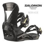 スノーボード ビンディング サロモン SALOMON MIRAGE Black ミラージュ ブラック バインディング レディース 24-25 スノボ 日本正規品