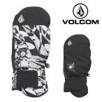 スノーボード スキー グローブ ボルコム VOLCOM JP STN MITT Black・Black White 手袋 メンズ レディース 24-25 日本正規品