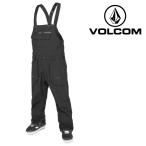 ボルコム スノーボード ウェア ビブパンツ VOLCOM MENS RAIN GORE-TEX BIB OVERALL Black ゴアテックス メンズ 24-25 日本正規品
