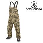 ボルコム スノーボード ウェア ビブパンツ VOLCOM MENS ROAN BIB OVERALL Camouflage メンズ 24-25 日本正規品