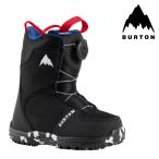 ショッピングburton 日本正規品 スノーボード ブーツ バートン BURTON KIDS' GROM BOA Black グロム ボア キッズ ユース こども 25-26