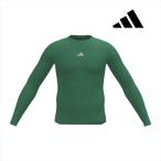  Adidas Techfit 25 длинный рукав рубашка мужской зеленый 