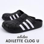 アディダス adidas メンズ レディース スポーツ スポサン シャワーサンダル ADILETTE CLOG U GZ5886 黒