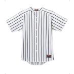 ゼット ZETT 野球ウェア  ワイドストライプリブメッシュシャツ BU631-1129
