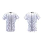 デサント DESCENTE 野球ウェア メンズ ユニフォームシャツ フルオープンシャツ ピンストライプ  DB7000 2019FW