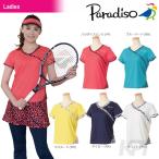 PARADISO パラディーゾ 「レディース半袖ゲームシャツ ICL05A」テニスウェア「2017FW」