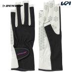 「最短当日出荷」ダンロップ DUNLOP テニスアクセサリー レディース シリコンプリントグローブ 両手セット ネイルスルータイプ TGG-0136W