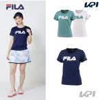 フィラ FILA テニスウェア レディース レディース レースアップリケTシャツ VL2300 2021SS 『即日出荷』