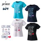 プリンス Prince テニスウェア レディース prince×KPIコラボ グラフィックTシャツ LIFE LOVE TENNIS WS2905K 2022SS 『即日出荷』