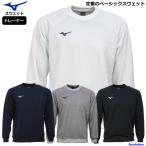 ミズノ スウェット ジャケット メンズ トレーニングウェア クルーネック 丸首 32MC0175 3カラー 吸汗速乾 MIZUNO トレーナー 上着 アウター スエット 部屋着