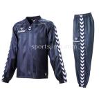 秋冬 メンズ ピステ ウィンドブレーカー hummel　ヒュンメル　トライアルコート　ピステ　上下セット　HAW4068-5068-70　ネイビー