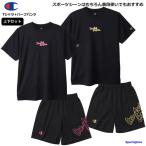 ショッピングチャンピオン tシャツ チャンピオン Tシャツ 半袖 + ハーフ 上下 メンズ バスケットボール トレーニングウェア C3XB310 C3WB524 上下セット セットアップ