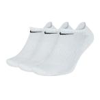  Nike носки мужской женский 3 пара комплект толстый хлопок Every tei подушка носки 3P SX7673 100 белый лодыжка носки бег .. пачка соответствует 