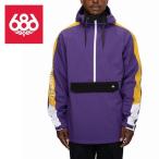 686 スノーボード パーカー Waterproof ANORAK Purple Haze 21/22 ボードウェア シックスエイトシックス ロクハチロク