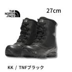 ノースフェイス KK-27cm スノー ショット 6 インチ ブーツ テキスタイル V スノーブーツ ウインター 防寒 軽量 街履き クラシック スタイル ブラック 黒 27