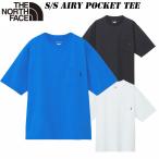 ザ ノースフェイス ショートスリーブ エアリー ポケット ティー メンズ NT12447 THE NORTH FACE 2025 NEW 半袖Tシャツ 吸汗速乾 防シワ UVガード 抗ピリング
