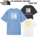 ザ ノース フェイス ショートスリーブ バンダナ スクエア ロゴ ティー（メンズ） NT32446 THE NORTH FACE 2024 春・夏 NEW 半袖Tシャツ ニット