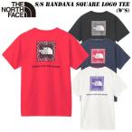ザ ノース フェイス ショートスリーブ バンダナ スクエア ロゴ ティー(レディース) NTW32446 THE NORTH FACE 2025 春・夏 NEW 半袖Tシャツ ニット