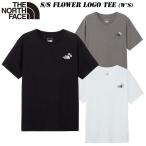 ザ ノースフェイス ショートスリーブ フラワー ロゴ ティー(レディース)レディース NTW32531 THE NORTH FACE 2025 NEW 女性用 半袖Tシャツ 刺繍 コットン混紡