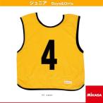 ミカサ オールスポーツアクセサリ・小物 ゲームジャケット／ジュニアサイズ／1番〜15番 単品／イエロー（GJJ2）