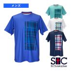  цент Christopher теннис одежда [ мужской / Uni ] проверка пальто игра рубашка мужской STC-BEM5513