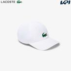  Lacoste LACOSTE теннис колпак * козырек мужской [nobak*jokobichi] передний wani Logo колпак белый RK2450-99-001 2026FW[ в тот же день отгрузка ]