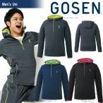 「2017新製品」GOSEN ゴーセン 「UNI ストレッチジャージフーディー W1702」テニスウェア「2017FW」