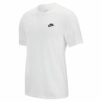 NIKE ナイキ Tシャツ メンズ 半袖 ナイキ スポーツウェア クラブ Tシャツ 綿 コットン 白 ホワイト AR4999-101