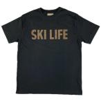 BOGEN ボーゲン Tシャツ SKI LIFE スキーライフ ブラック 黒 メンズ 半袖 BG-01-2-BLK