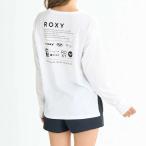 ROXY ロキシー ラッシュガード ラッシュTシャツ 長袖 レディース Roxy HISTORICAL LOGO RLY251036-WHT