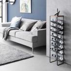 斜めボトルラック 山崎実業 tower タワー 天板付きボトルストッカー 8段 1492 ブラック