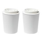 アイスボールメーカー 丸氷 Like-it ライクイット 透明な丸氷がつくれる製氷器 2個組 日本製 STK-08L 2P ホワイト