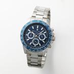 ショッピング楽天ファッション 時計 腕時計 電波ソーラー クロノグラフ Salvatore Marra ( サルバトーレマーラ )  SM24108-SS ブルー  日本メーカー製のムーブメントを使用