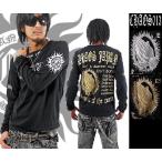 ショッピング閉店 【閉店セール】長袖Ｔシャツ メンズ SUN&プレイハンドロンＴ ブラック オラオラ 格闘技 アウトロー CHAOS JAPAN ネコポス