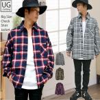 ショッピング閉店 【閉店セール】ビッグシルエット チェック柄ジャケット メンズ オーバーサイズ テーラード シャツジャケット シングル ライトジャケット 軽アウター